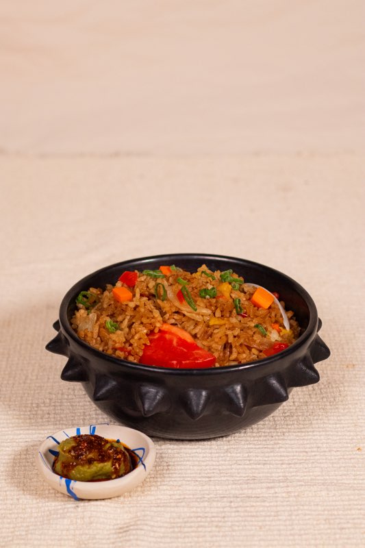 Sun Spike Bowl Small in Barro Negro