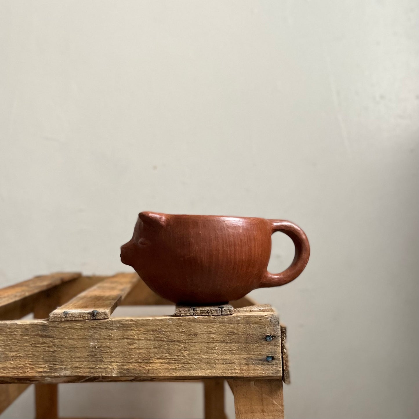 Pig Mug in Barro Rojo