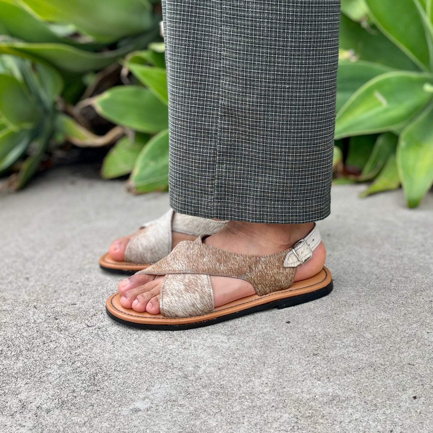 Peludos Calf Suede Acapulco Style by Huaracheria Aquino