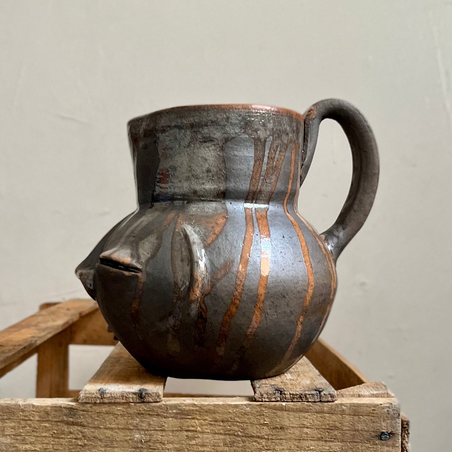 Erupted Cara Zapoteca Jar by Taller Coatlicue