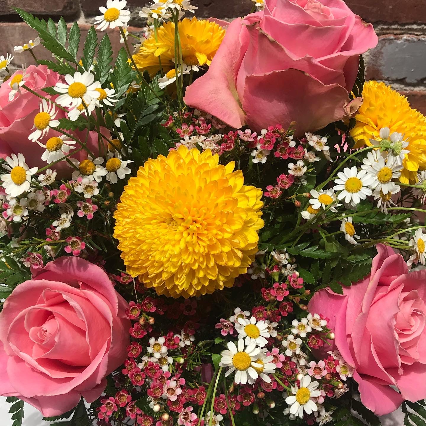 Hand Painted Vase Arrangement