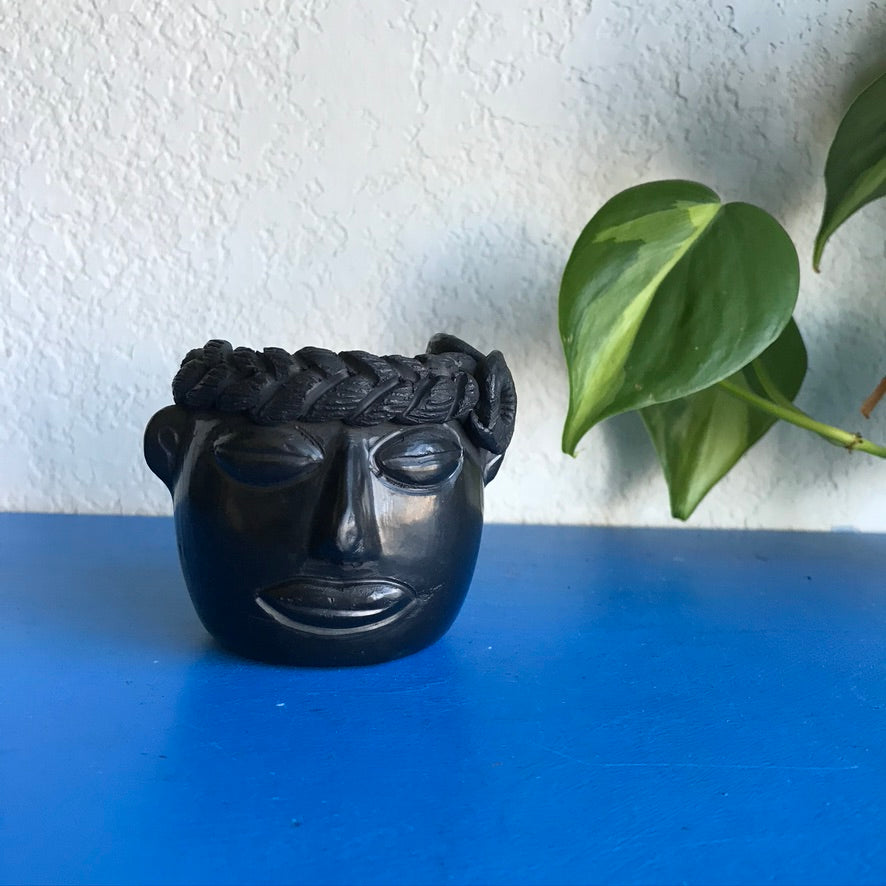 Barro Negro Tehuana Shot Glass / Candle Holder