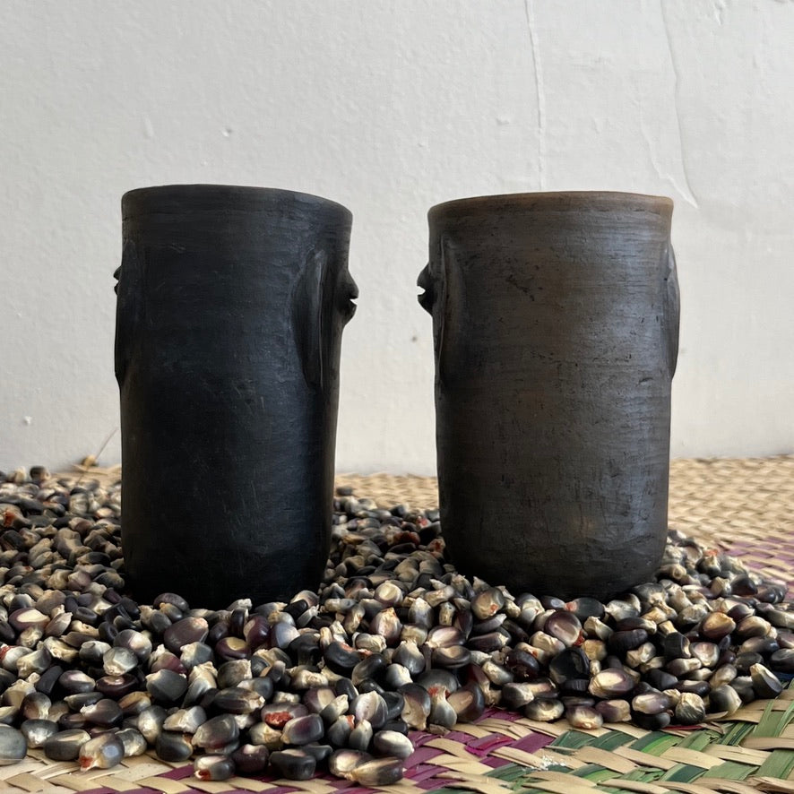 Cara Zapoteca Ceramic Tumbler by Taller Coatlicue