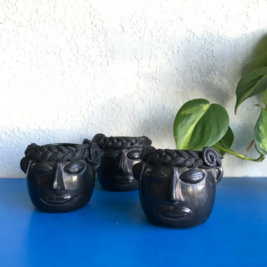 Barro Negro Tehuana Shot Glass / Candle Holder