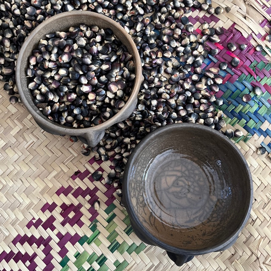 Cara Zapoteca Small Glazed Bowl by Taller Coatlicue