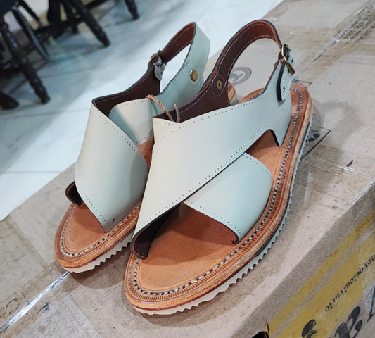 White Leather Acapulco by Huaracheria Aquino