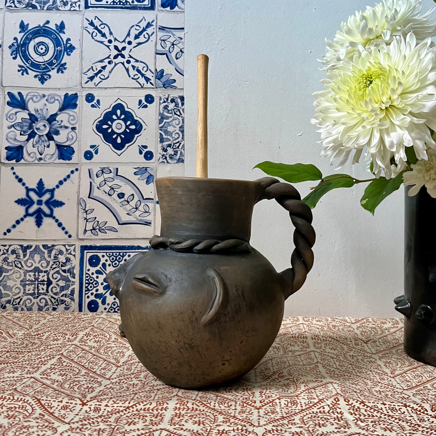 Taller Coatlicue Trenzas Jar Pitcher