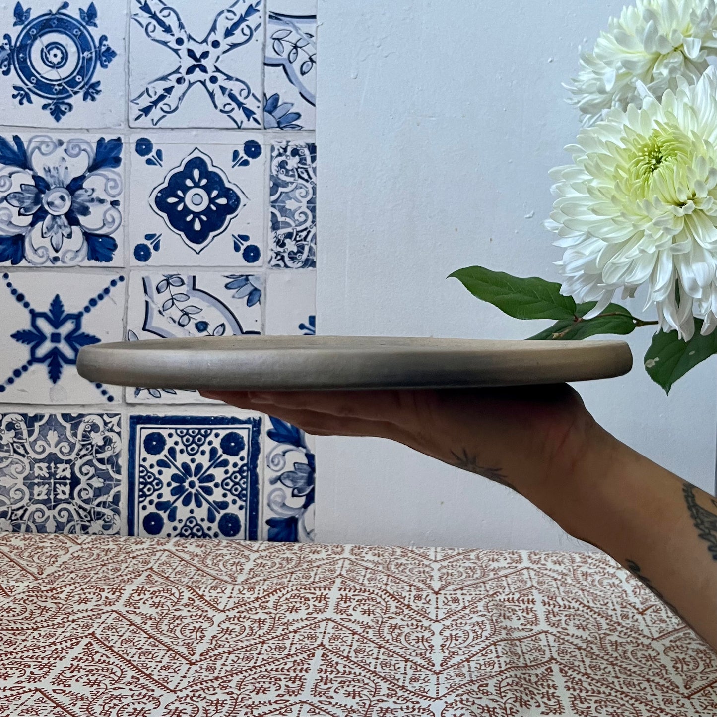 Salpicado Round Plate Large by Taller Coatlicue