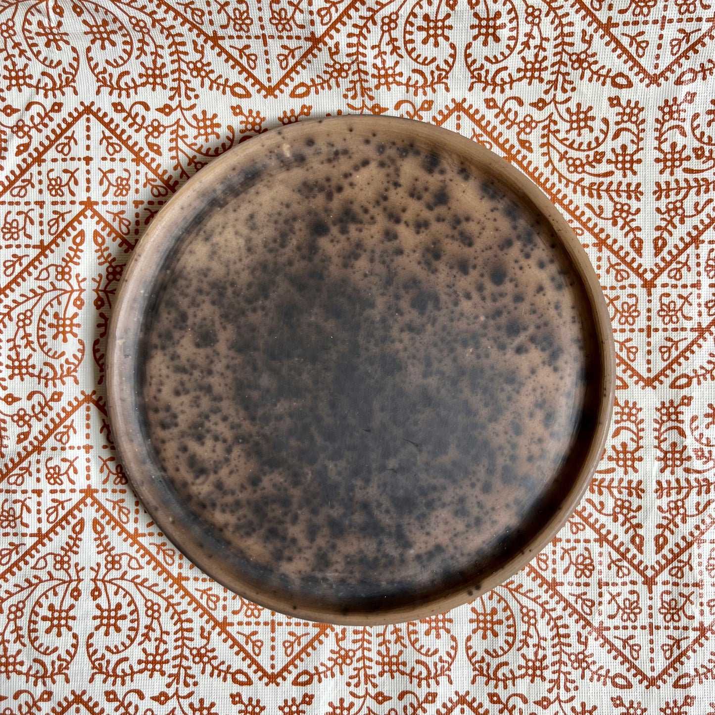 Salpicado Round Plate Medium by Taller Coatlicue
