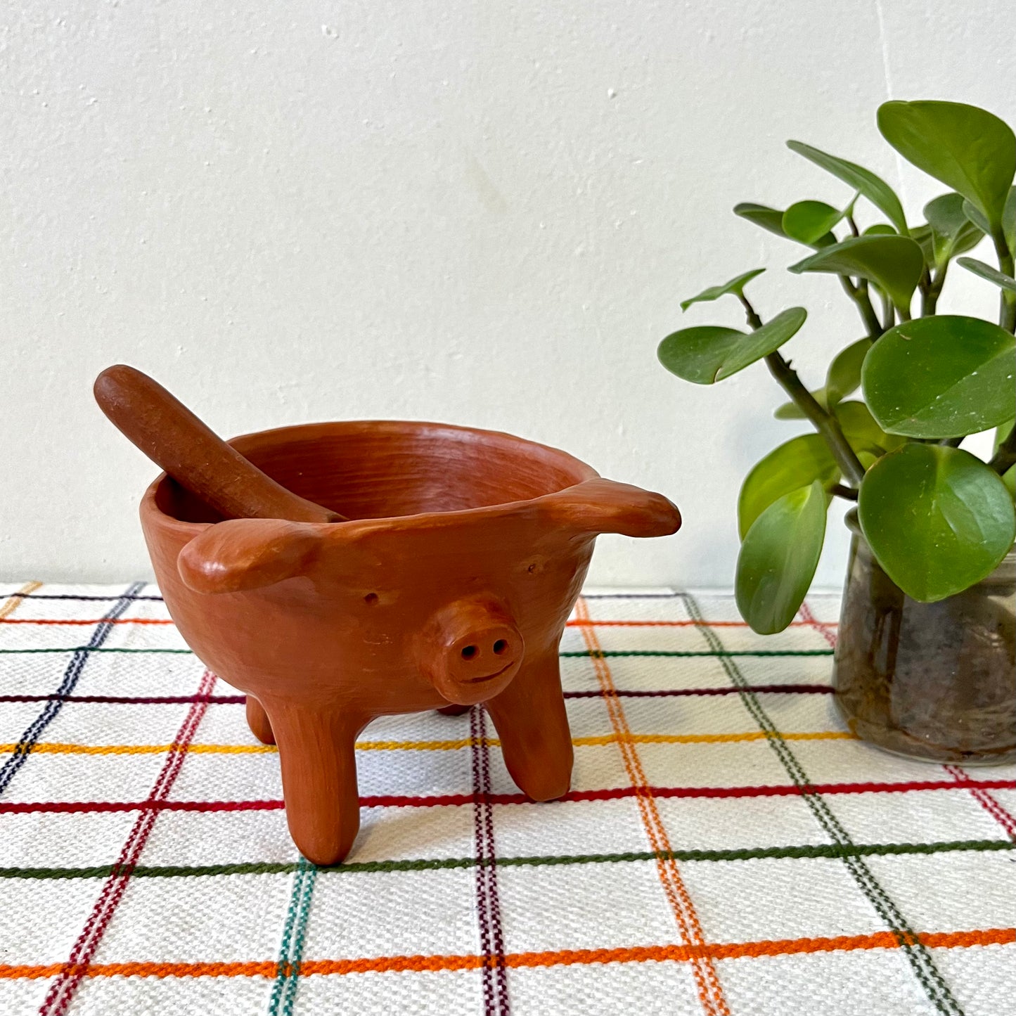 Pig Bowl in Barro Rojo by Mujeres Del Barro Rojo (Pre-Order)