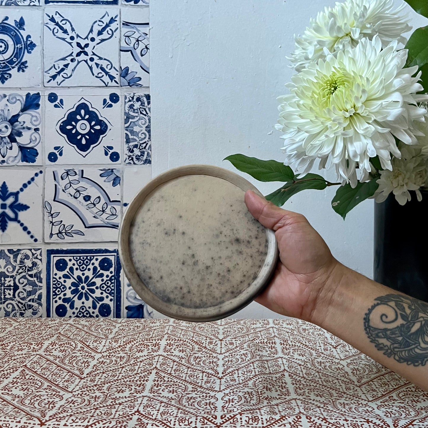Salpicado Round Plate Small by Taller Coatlicue