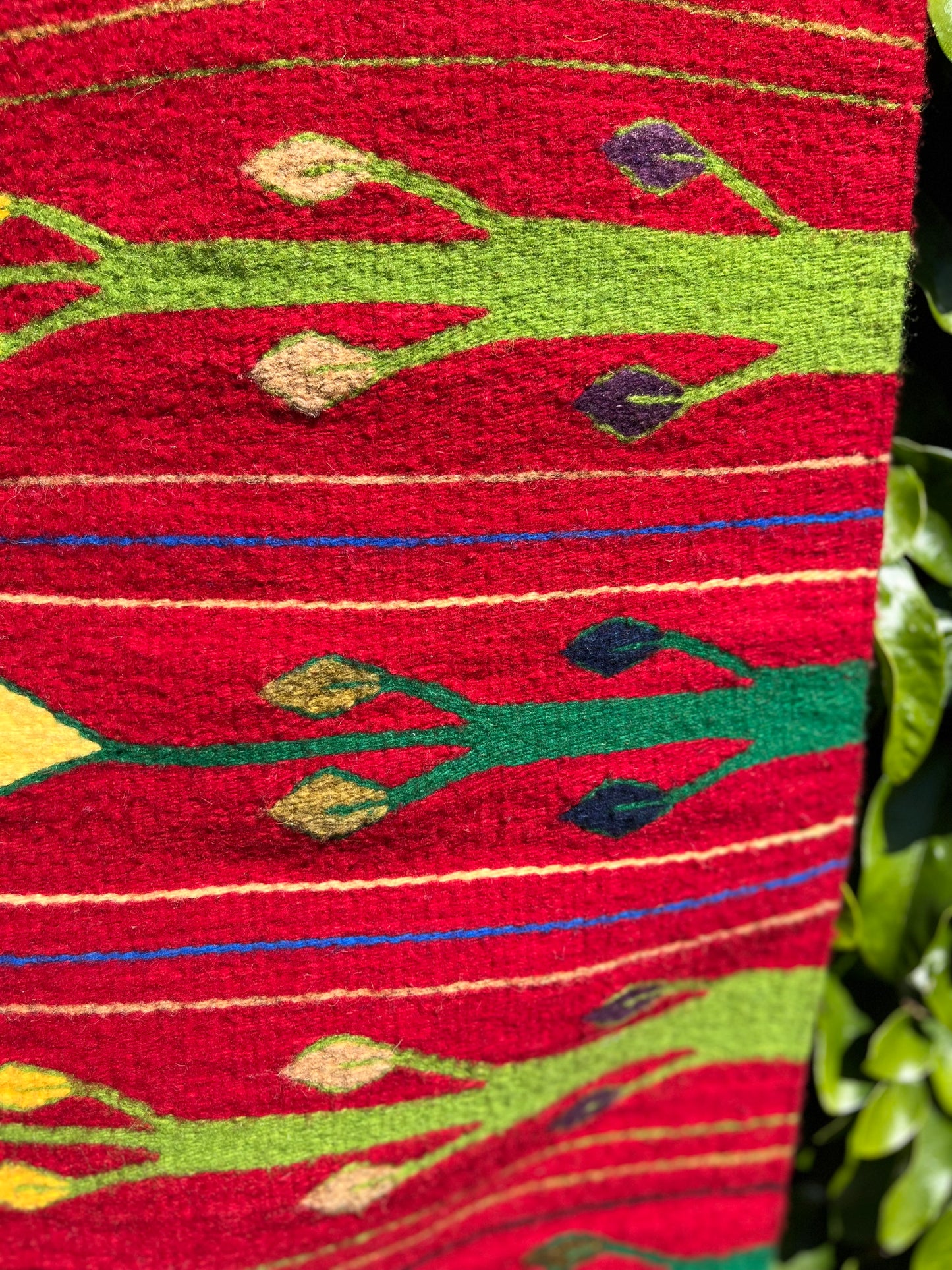 The Zapotec Weavers Birds in Nature Rug