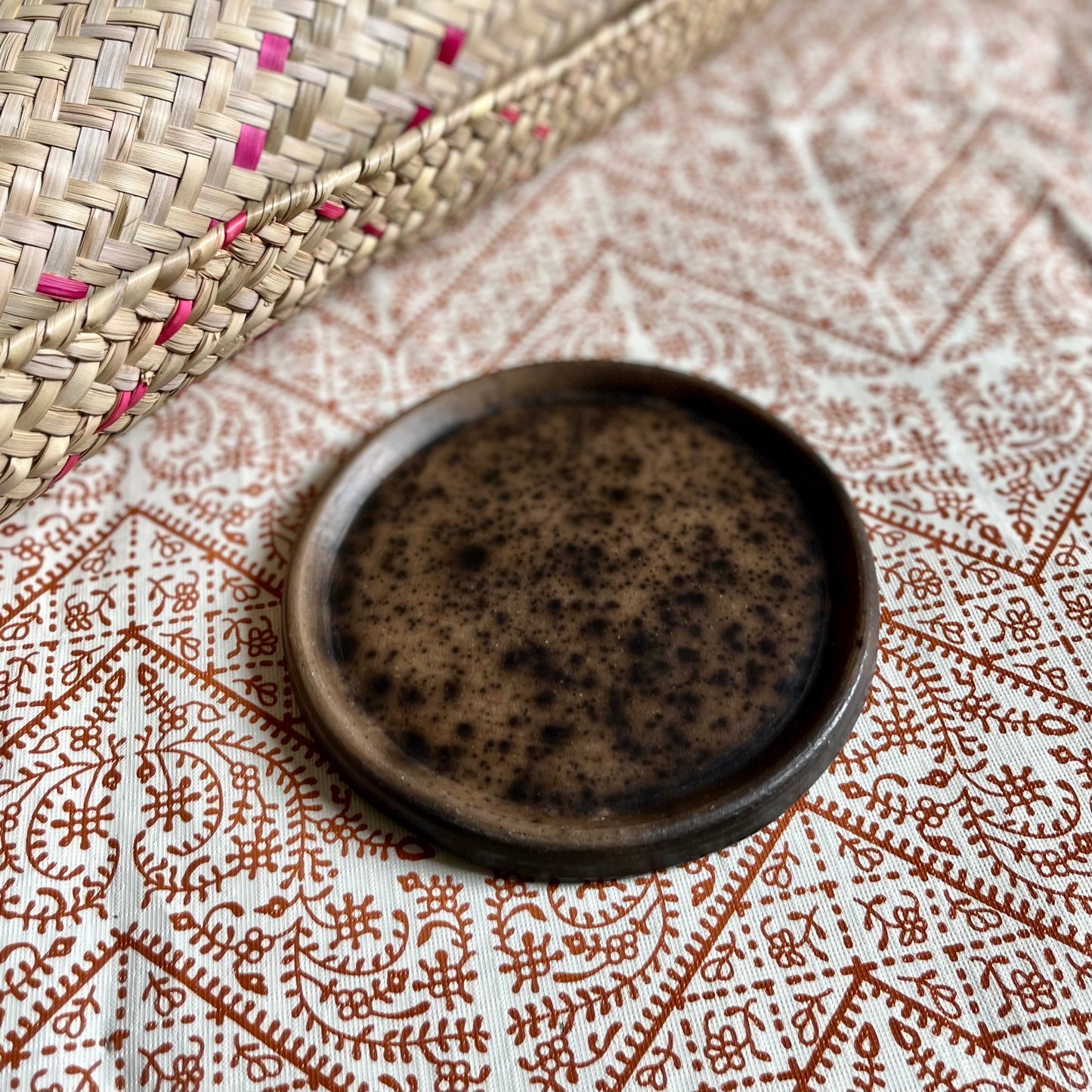 Salpicado Round Plate Small by Taller Coatlicue