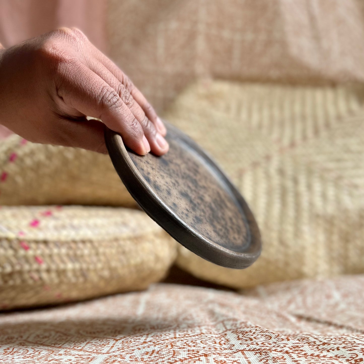Salpicado Round Plate Small by Taller Coatlicue