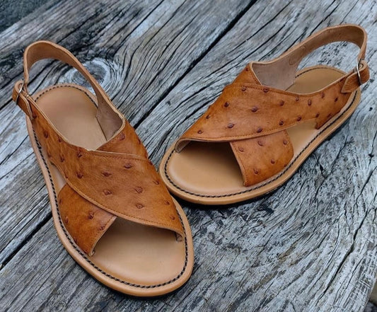 Ostrich Leather Acapulco by Huaracheria Aquino