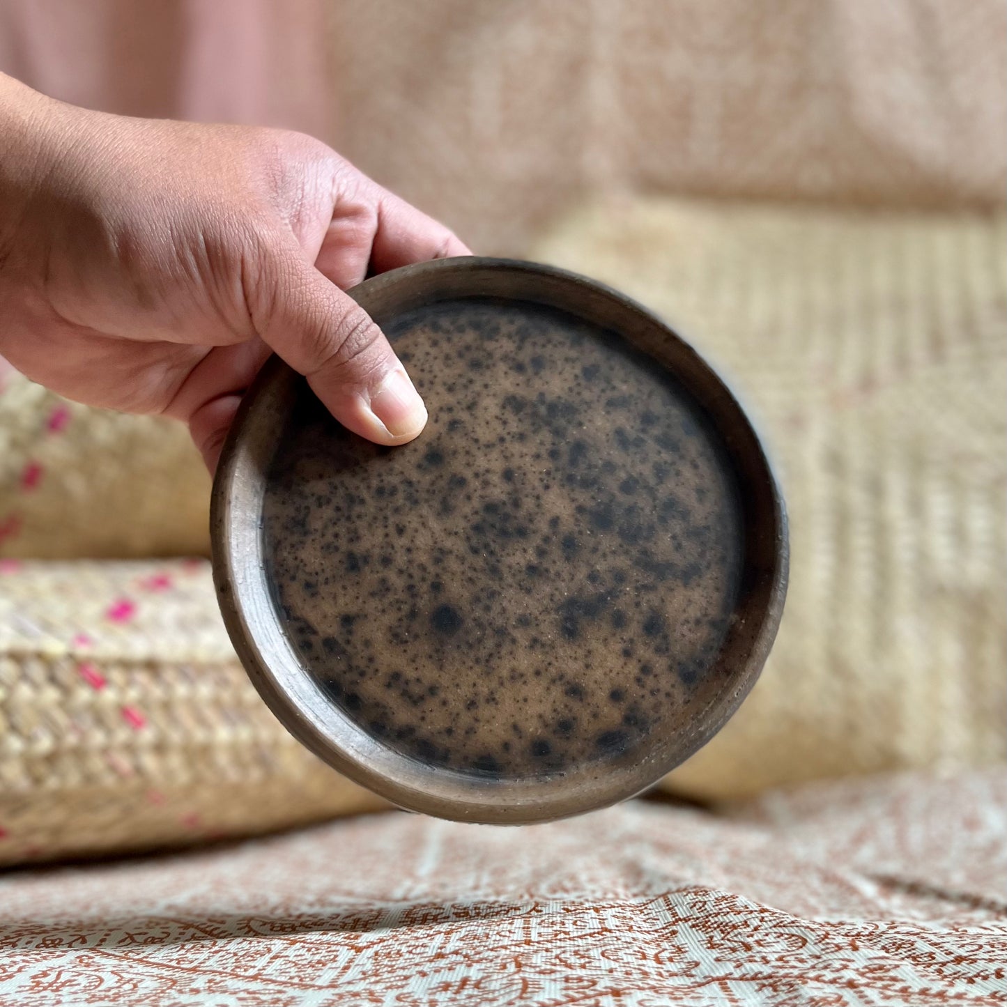 Salpicado Round Plate Small by Taller Coatlicue