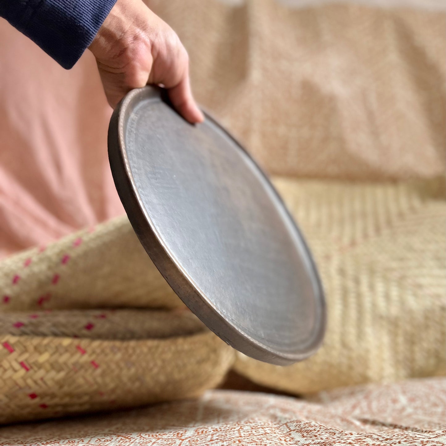 Salpicado Round Plate Set of 4 by Taller Coatlicue