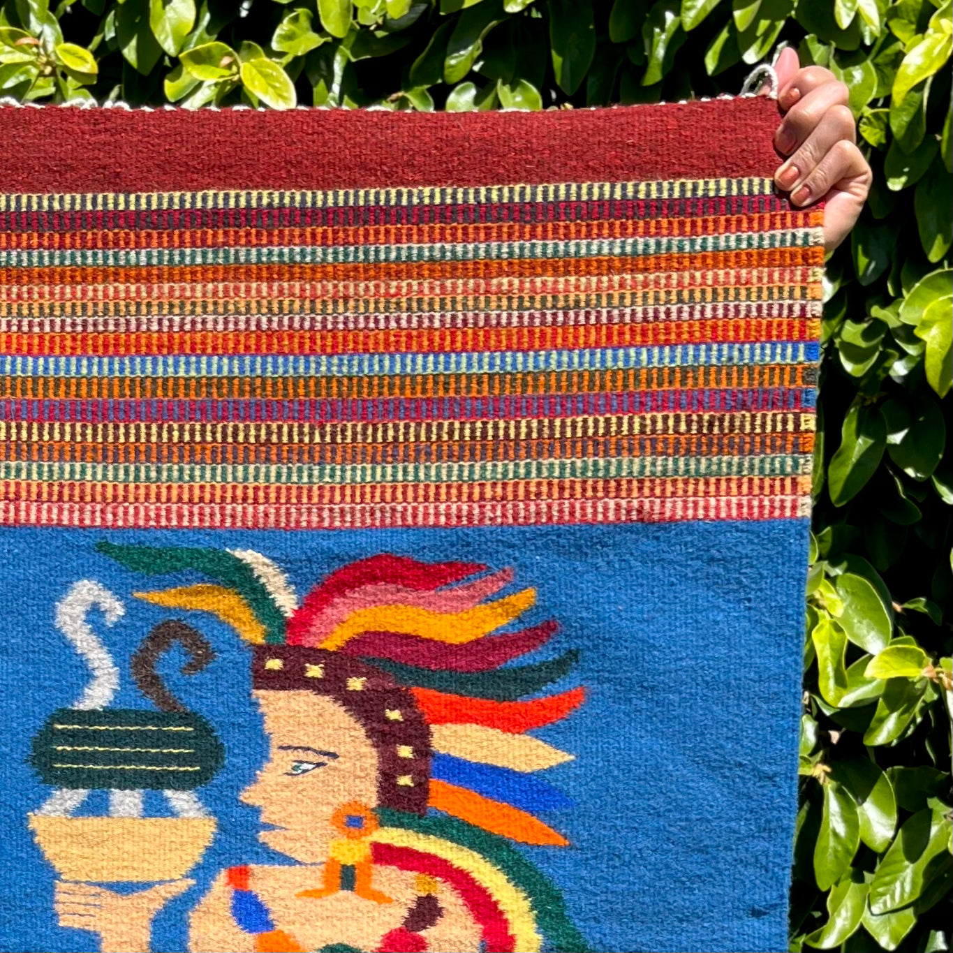 The Zapotec Weavers Ídolo with Copal Rug