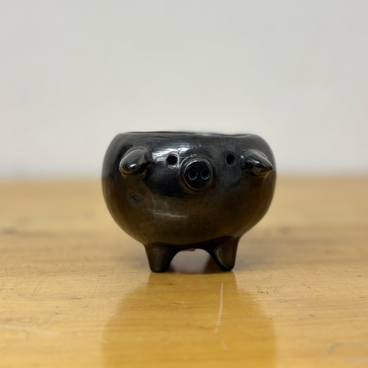 Barro Negro Rounded Pig Salsero Set of 3