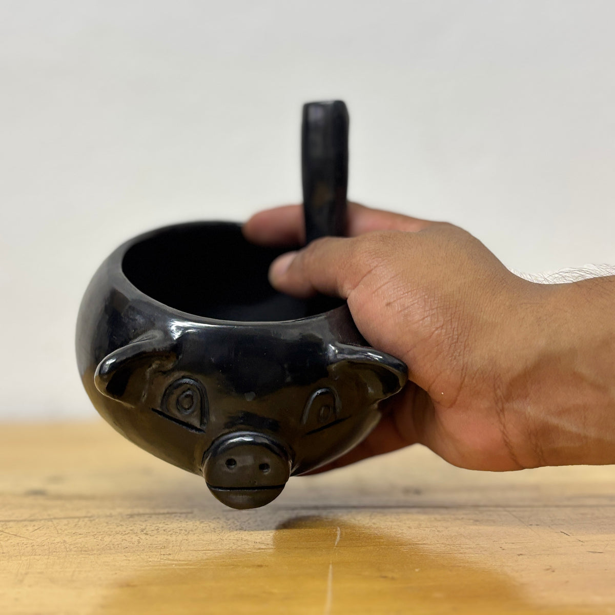 Barro Negro Pig Salsero with Spoon