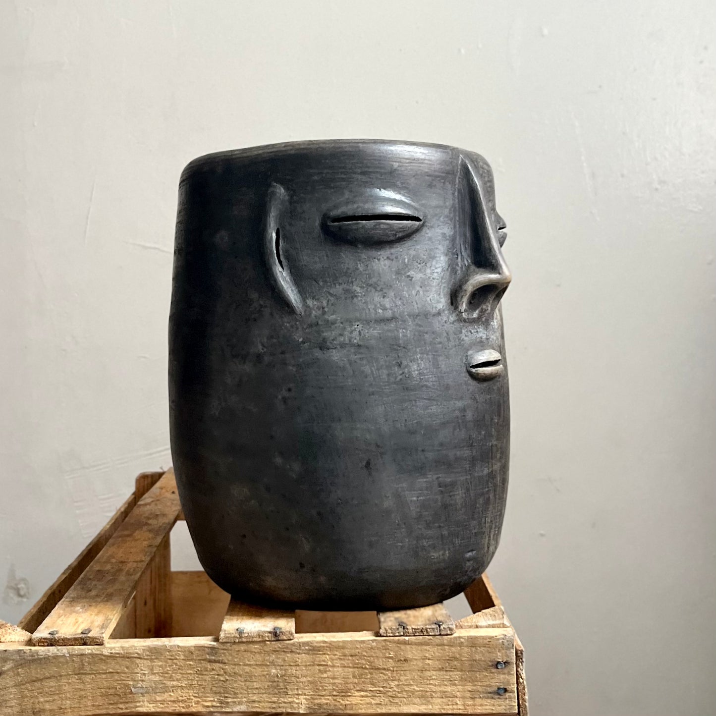 Cara Zapoteca Large Plant Pot by Ana Martinez