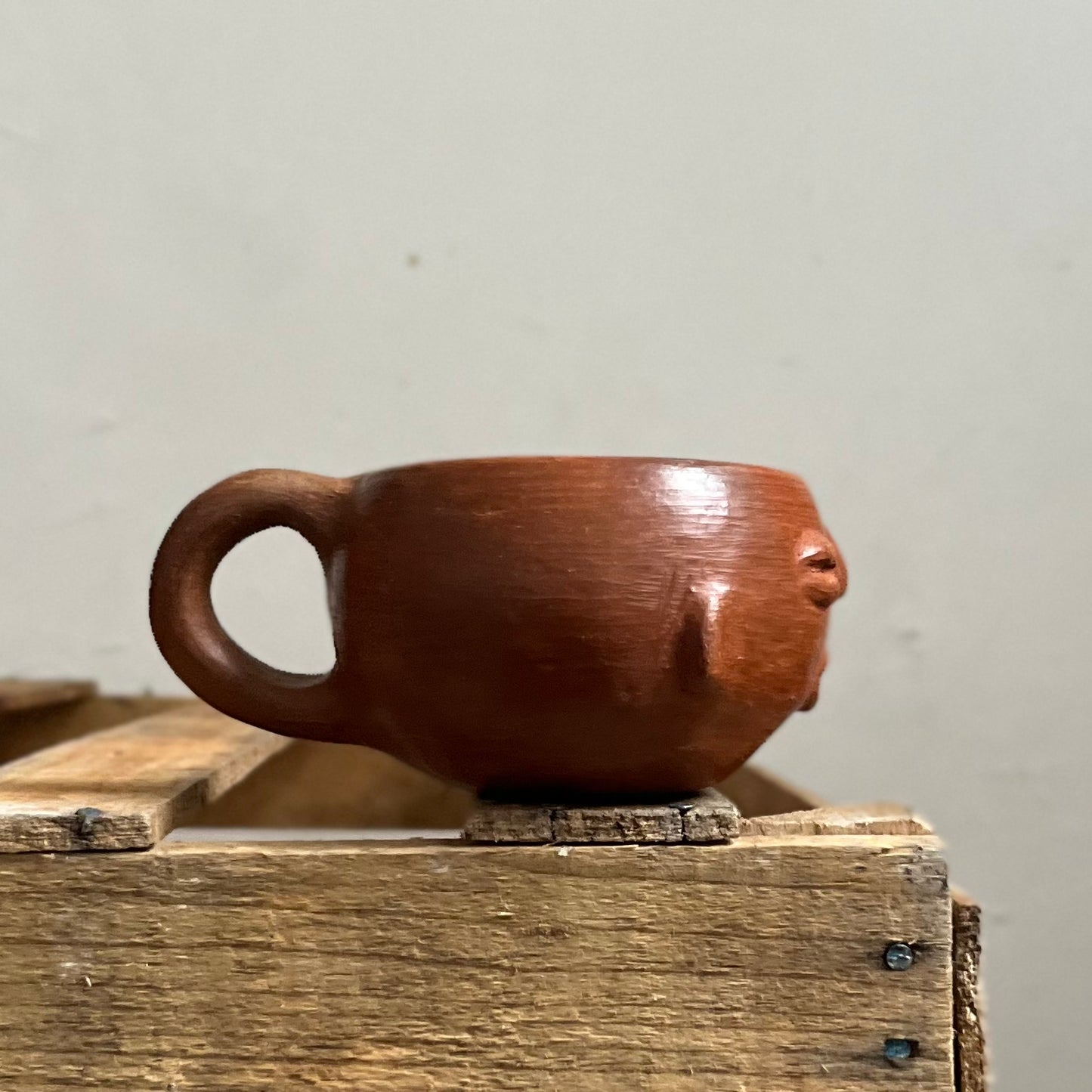 Face Mug in Barro Rojo