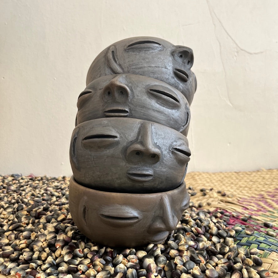 Cara Zapoteca Unglazed Bowl Small by Taller Coatlicue