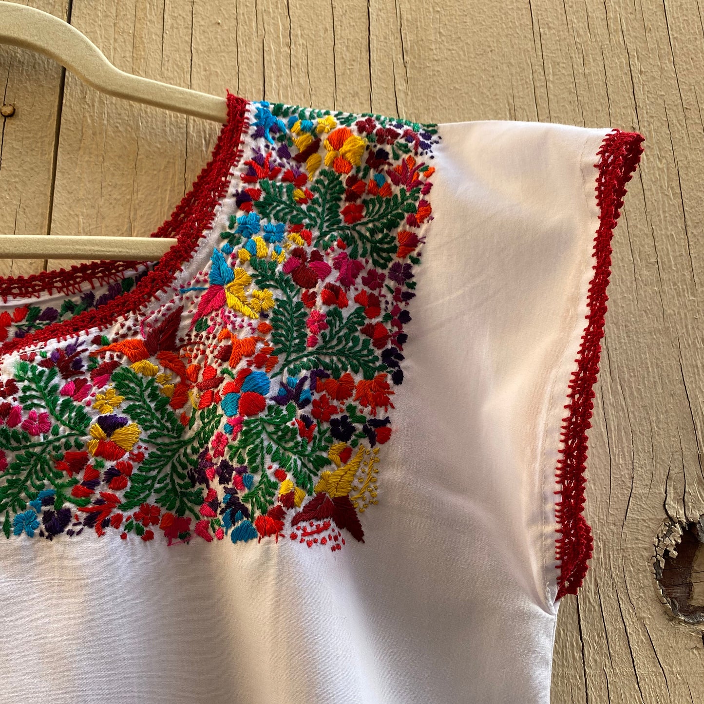 San Antonino Embroidered Huipil