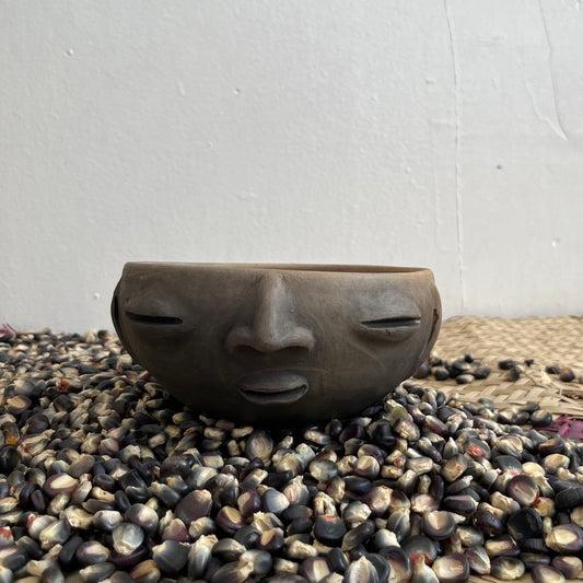 Cara Zapoteca Small Glazed Bowl by Taller Coatlicue