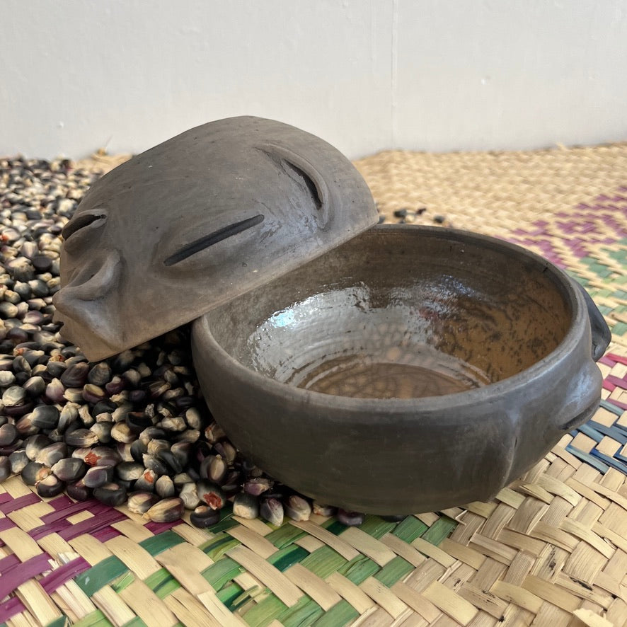 Cara Zapoteca Small Glazed Bowl by Taller Coatlicue