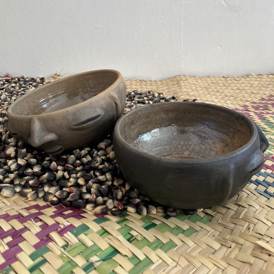 Cara Zapoteca Small Glazed Bowl by Taller Coatlicue