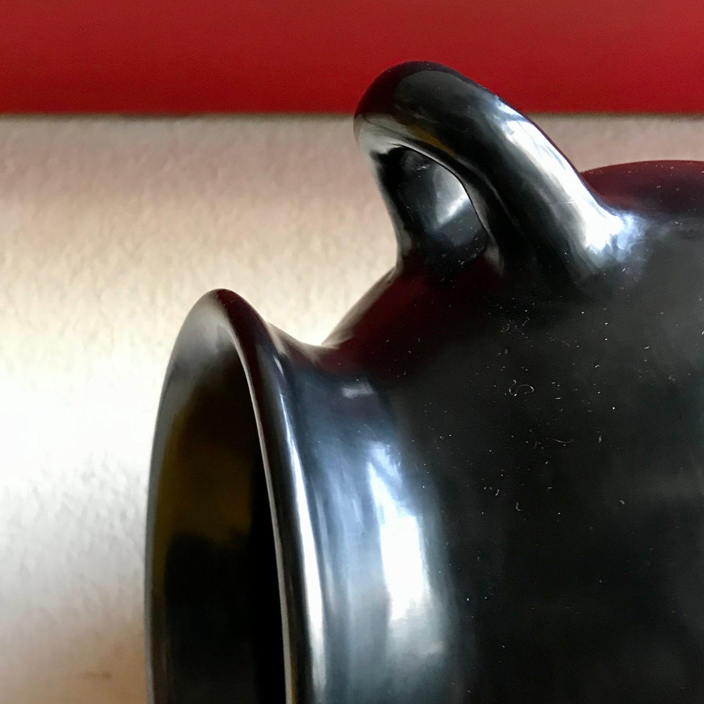 Barro Negro Small Round Jar with Handles