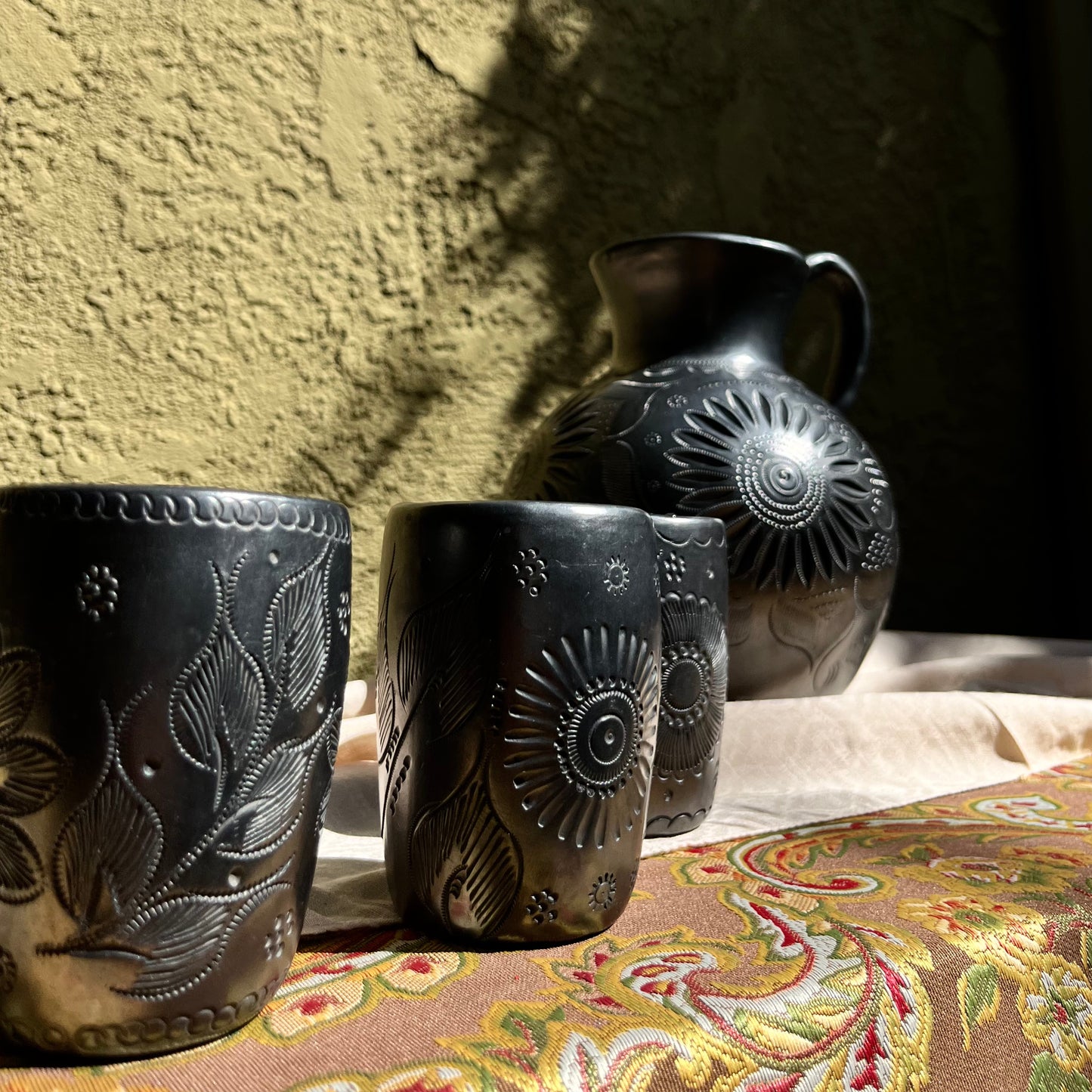Barro Negro Engraved Cup