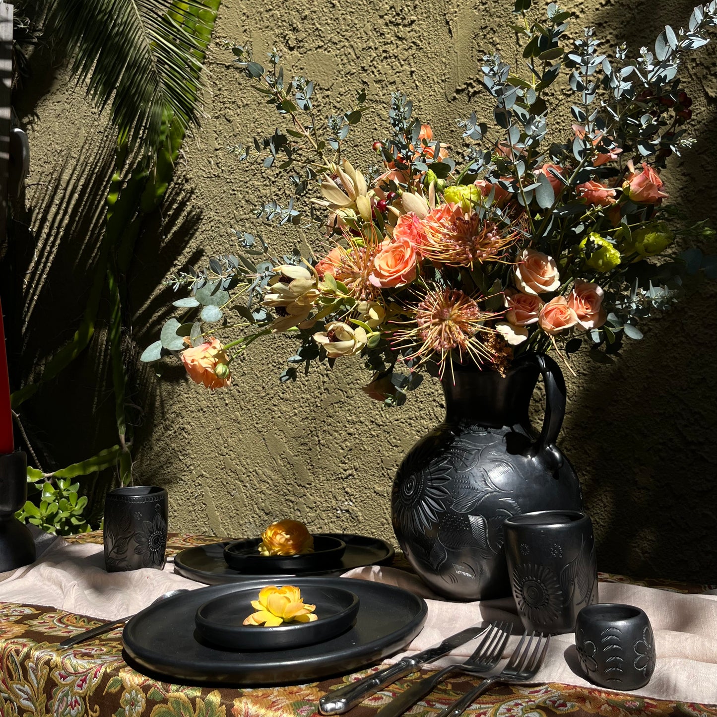 Barro Negro Engraved Cup