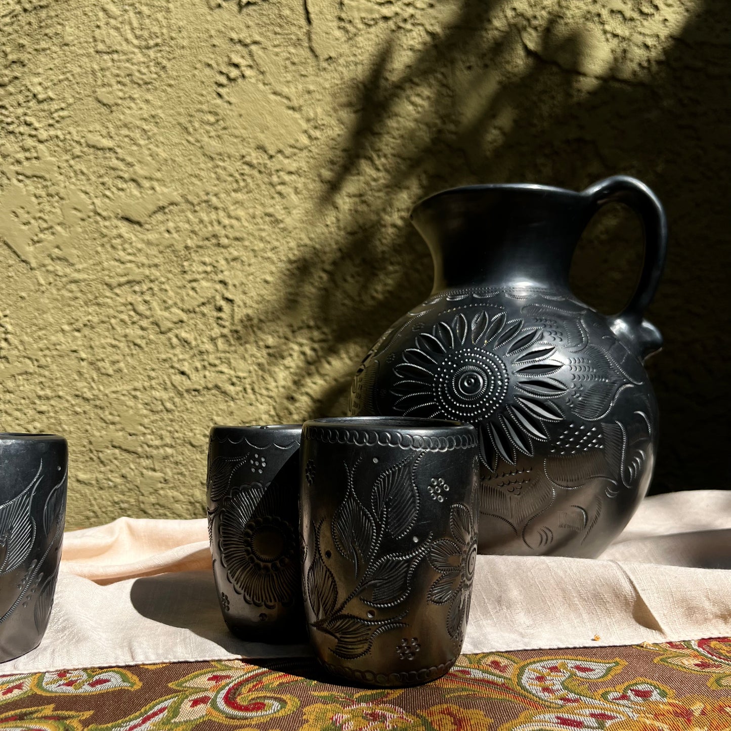 Barro Negro Engraved Cup