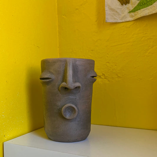 Beso Cara Zapoteca Ceramic Cup by Ana Martinez