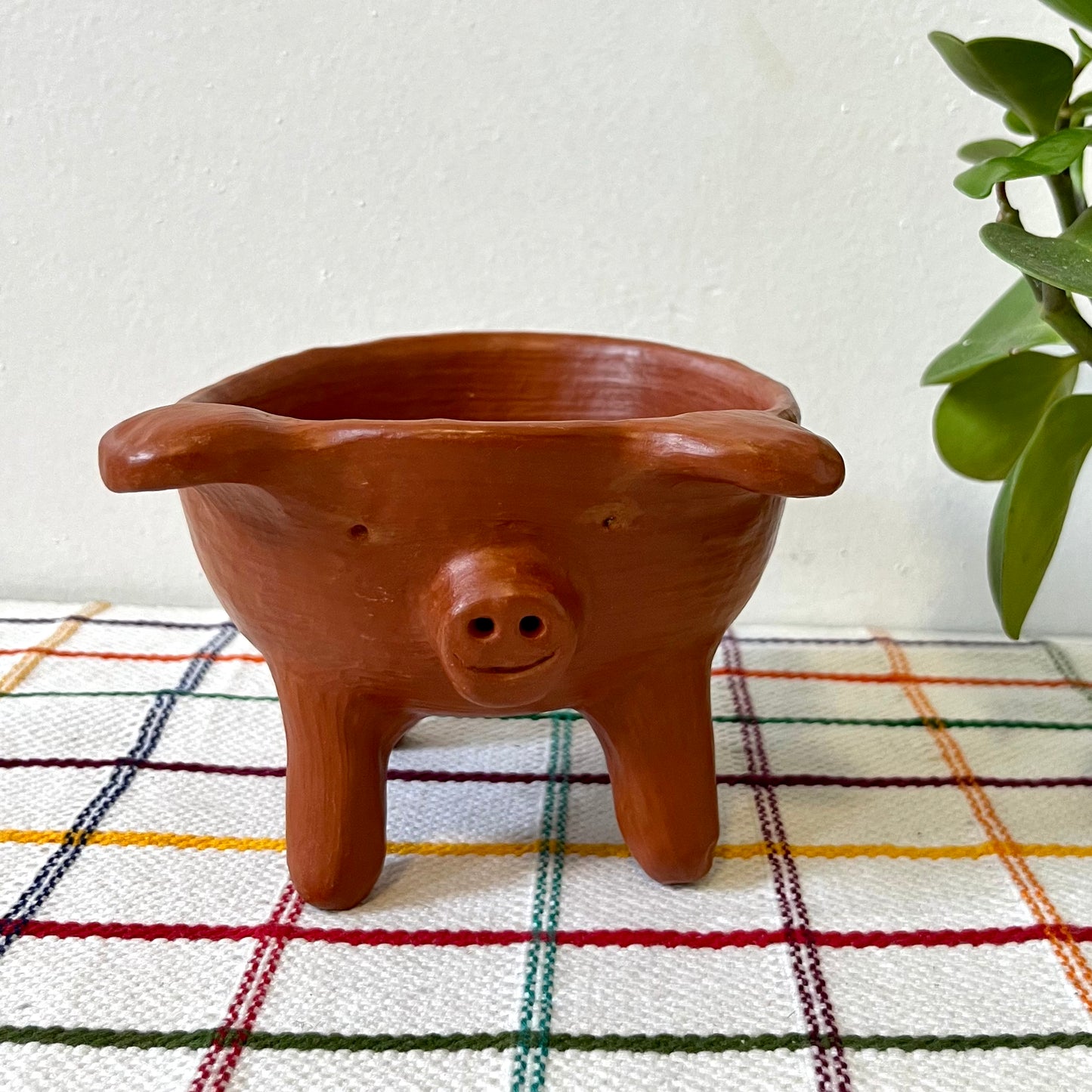 Pig Bowl in Barro Rojo by Mujeres Del Barro Rojo