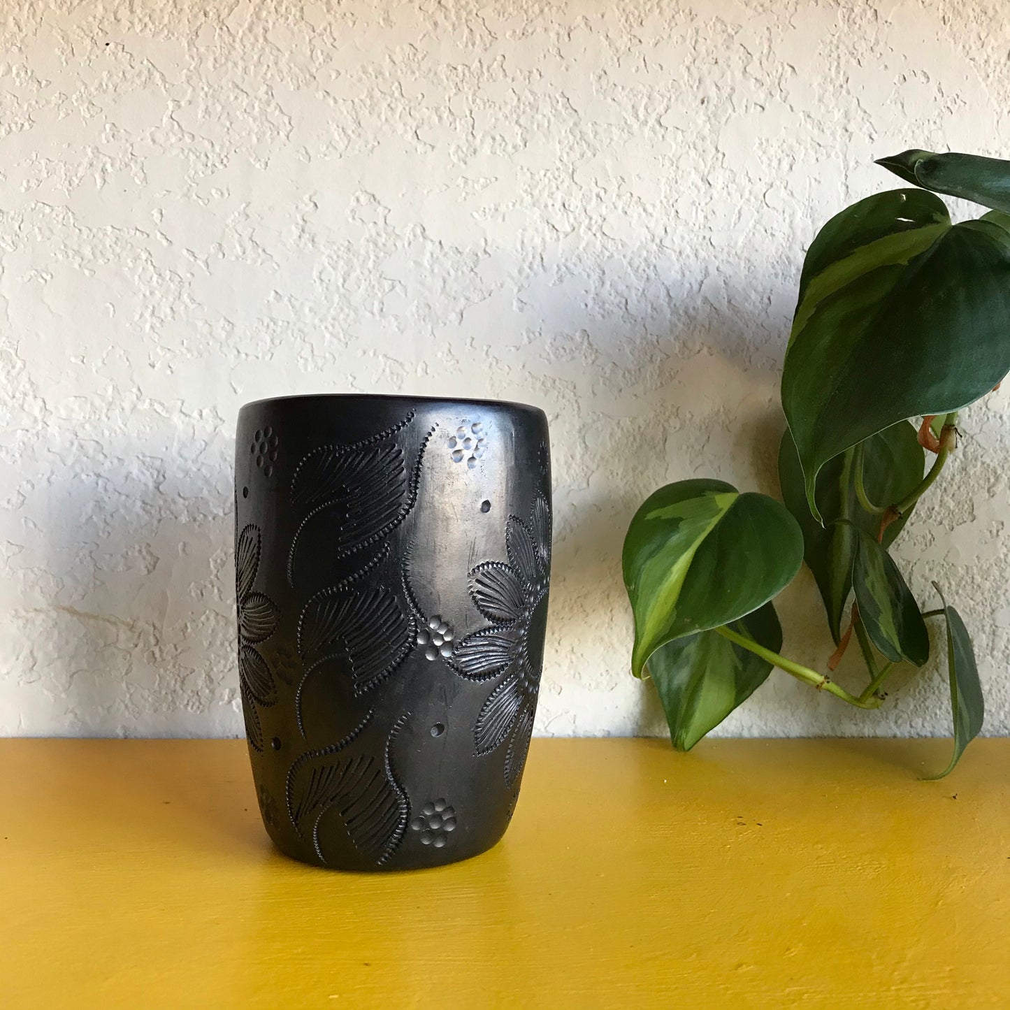 Barro Negro Engraved Cup