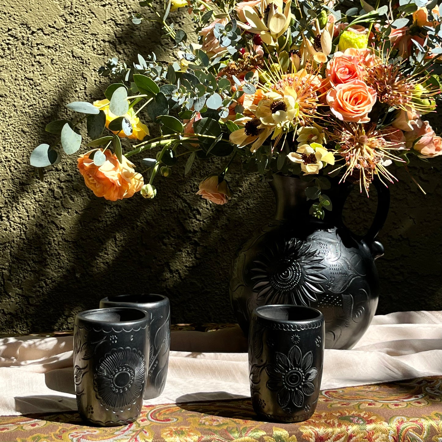 Barro Negro Engraved Cup